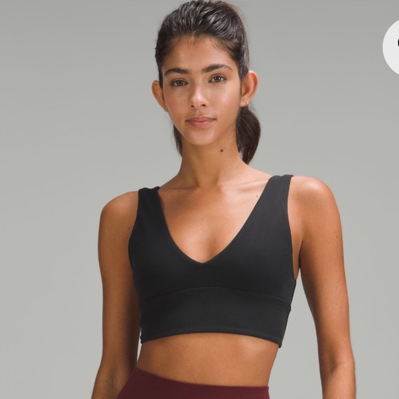Like New Lululemon Align V-Neck Bra Light Support A/B Cup Size 6 - Picture 1 of 7